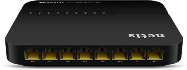 네티스 기가비트 8포트 스위칭허브, ST3108-IGMP, 1개