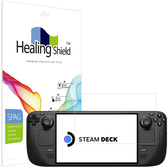 힐링쉴드 슈페리어 저반사 액정보호필름 세트, 밸브 스팀덱, 1세트