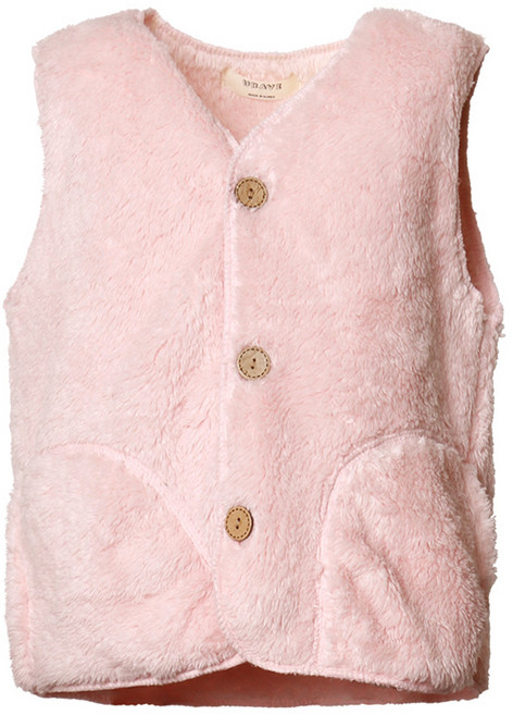 유라비 아동용 코렐 보아털 수면 조끼