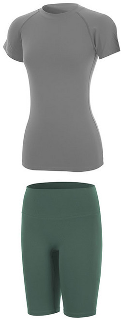 스피카 여성용 이지와이 하프팬츠 + 반팔 티셔츠 세트 SPA534