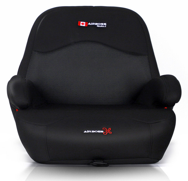 에어보스 록키아이 ISOFIX 주니어 부스터카시트, 시크 블랙