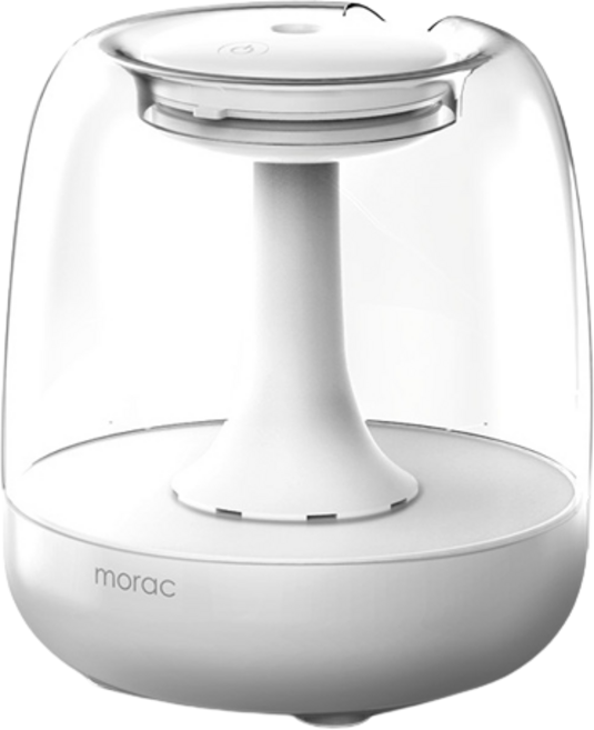모락 브리즌 무드등 유선 미니 가습기, MR-BREEZEN, 화이트