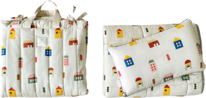 프랑브아즈 아동용 카미 순면 낮잠이불세트 분리형, Green