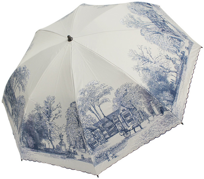 아가타 마차끝단자수 슬림 양산 AG2305