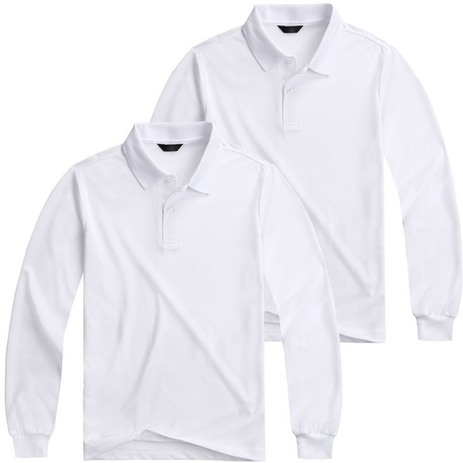 어반티 남녀공용 쿨론 냉감 통기성 카라 긴팔티 2p 세트