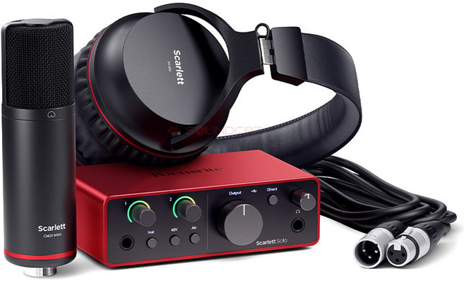 포커스라이트 4세대 오디오 인터페이스 세트, Scarlett Solo Studio 4th Gen