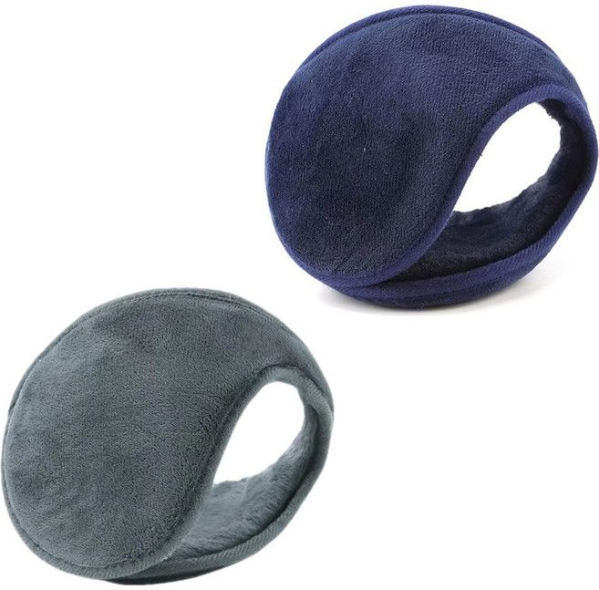 몬스터 귀마개, 그레이 + 네이비, 2개