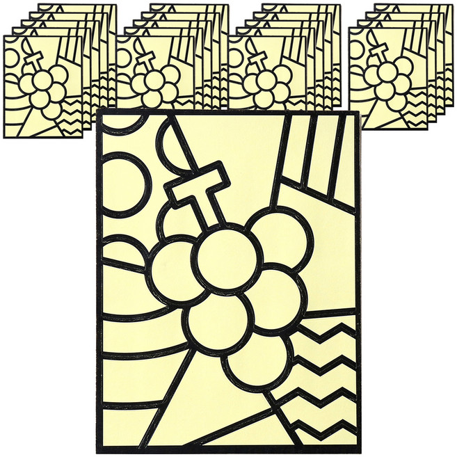 민화샵 팝아트 포일아트 만들기 세트, 포도(UDPPP0153), 20세트