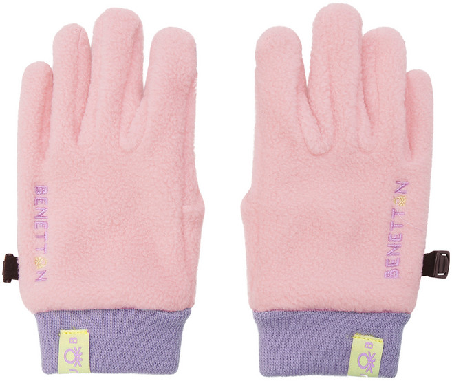 베네통키즈 아동용 파스텔 플리스 장갑 QCGLP3361