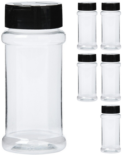 인블룸 투카인즈 페트 양념통 블랙, 100ml, 6개