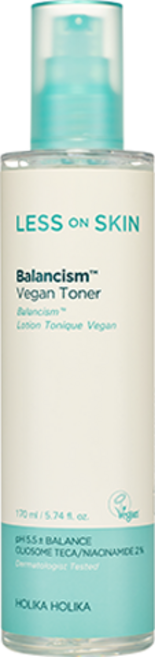 [비건뷰티] 홀리카홀리카 레스온스킨 밸런시즘 비건 토너, 170ml, 1개