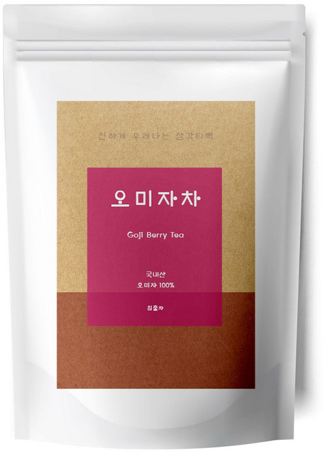 유리아 오미자차 삼각티백, 1.2g, 100개입, 1개