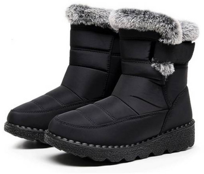 Elsso 女款魔鬼氈防水雪靴