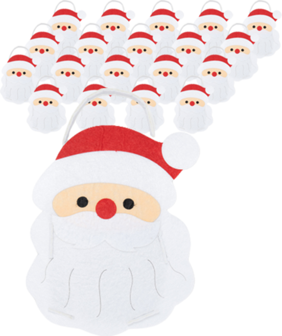 민화샵 크리스마스 펠트 미니가방 만들기 XDOFB040, 산타(XDOFB0401), 20세트