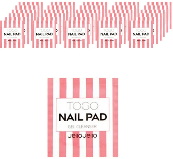 젤로젤로 투고 네일 패드 100매입, 1개, 70g - 쿠팡