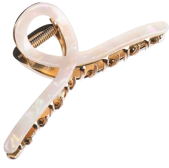 수스다 꼬임 메탈 셀룰로오스 11cm 빅사이즈 올림머리 헤어집게핀 헤어핀