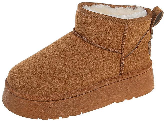 Elsso 女款豐厚內裏短版雪靴