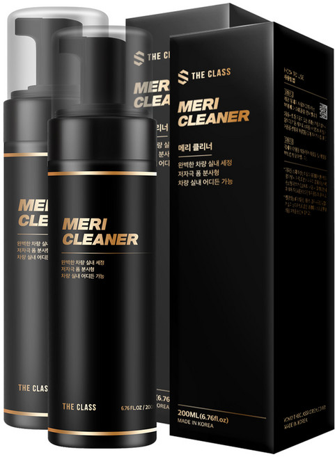 더클래스 메리클리너 차량 실내 탈취 세정제, 200ml, 2개