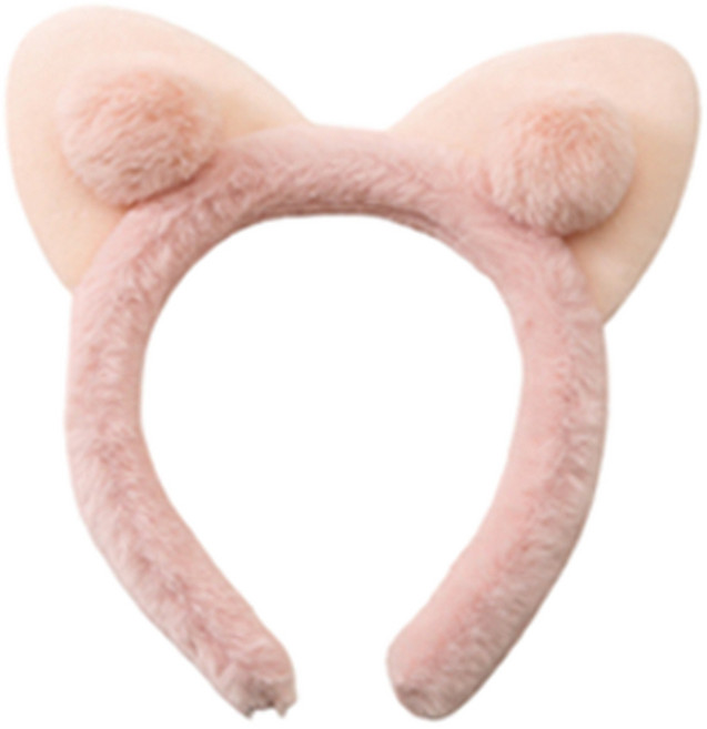미미파티 고양이 파티 코스프레 머리띠, 캣방울 핑크, 1개