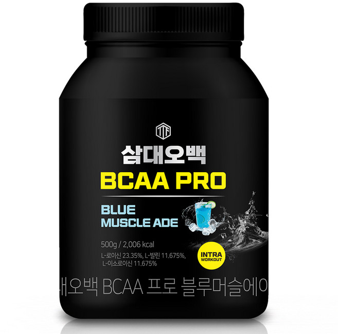 삼대오백 BCAA 프로 헬스보충제 블루머슬에이드, 500g, 1개