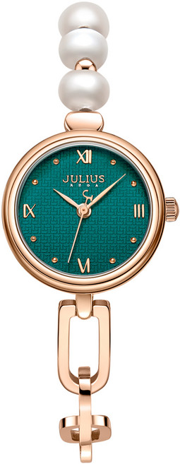 쥴리어스 여성용 진주 메탈 시계 JA-1372