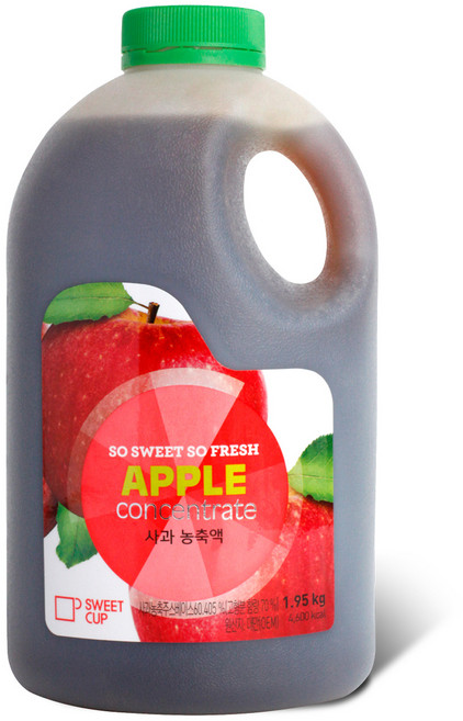 스위트컵 사과 농축액, 1개, 1.95kg