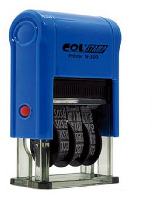콜스탬프 날짜인 자동 스탬프 N-300, 흑색, 1개