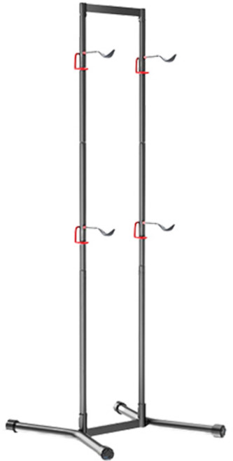 본젠 자전거 실내 보관 랙 스탠드 4단, 블랙, 1개