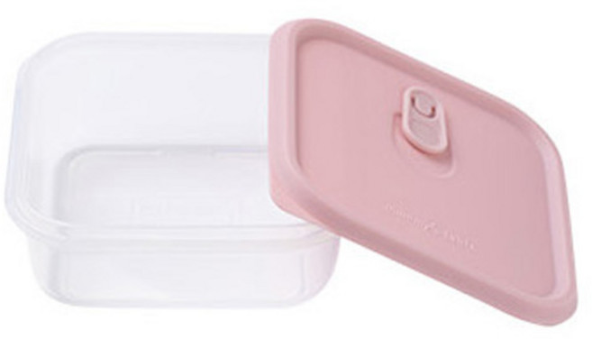 마미스테이블 푸드그레이드 실리콘 밀폐용기 멀티볼 S 350ml, 베이비핑크, 1개