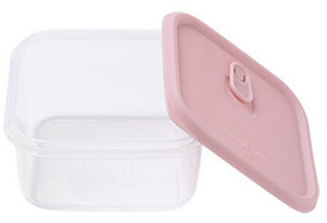 마미스테이블 푸드그레이드 실리콘 밀폐용기 멀티볼 L 600ml, 베이비핑크, 1개