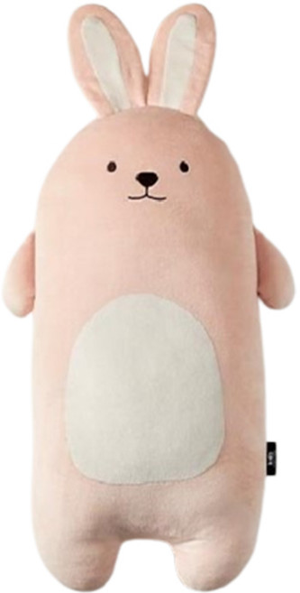 모던하우스 소프트터치 래빗 롱 필로우 애착인형, 핑크, 1개