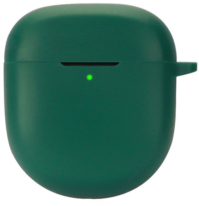 스페이스쉴드 보스 QC 울트라 이어버드 호환 실리콘 키링홀 케이스, 그린티, 1개