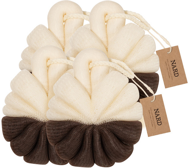 나드 부케가르니 샤워볼, 혼합색상, 1개입, 4개