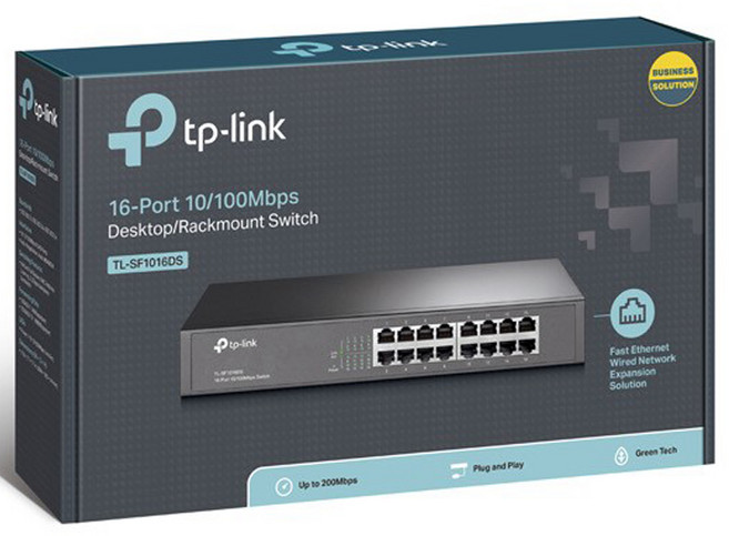 티피링크 16포트 10 / 100Mbps 스위치, TL-SF1016DS, 1개