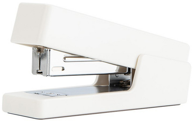 누사인 베이직 파스텔 스테이플러, 화이트, 1개