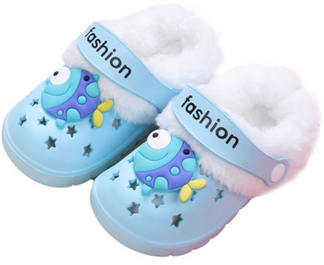 루루슈 아동용 바다친구들 털방한화 BW113