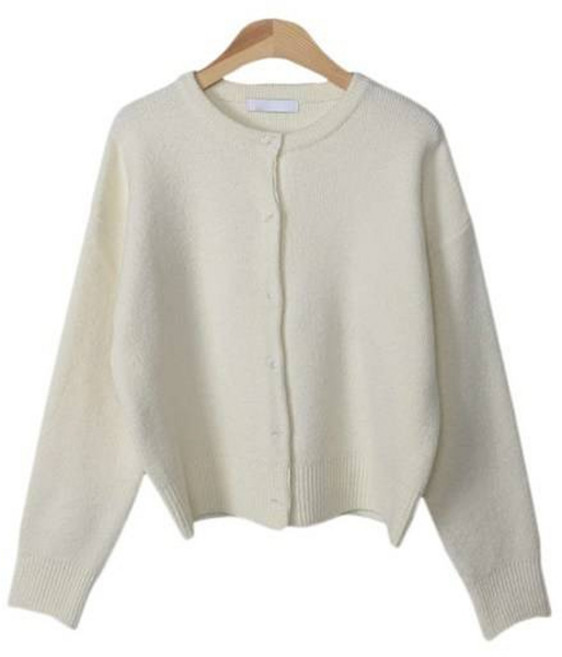 Lindashop 女款 Nelmiy 彩色圓領鈕扣針織外套 cpcd1738k1b
