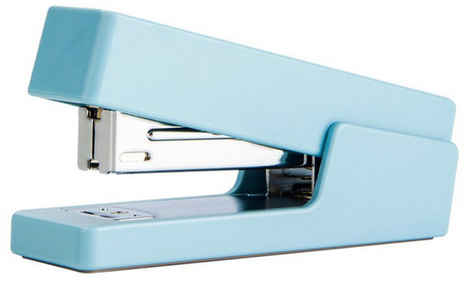 델리 누사인 베이직 파스텔 스테이플러, 블루, 1개