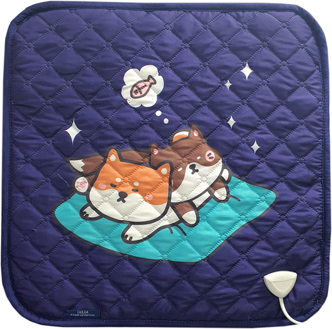 룰루아 전기방석 LU-C301, 네이비개피곤, 44 x 44 cm