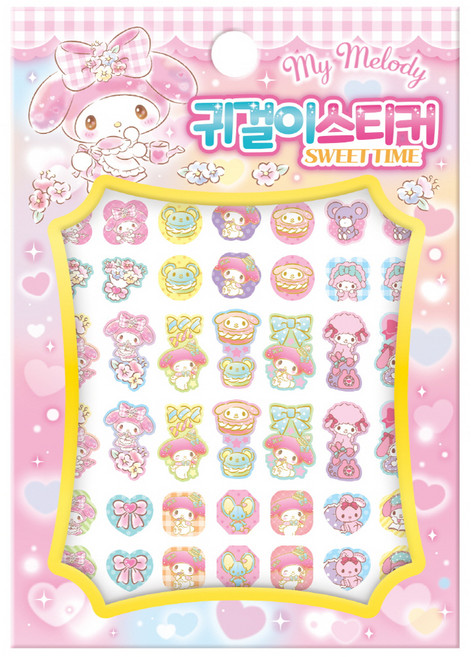 산리오캐릭터즈 마이멜로디 귀걸이스티커 스윗타임, 아이누리