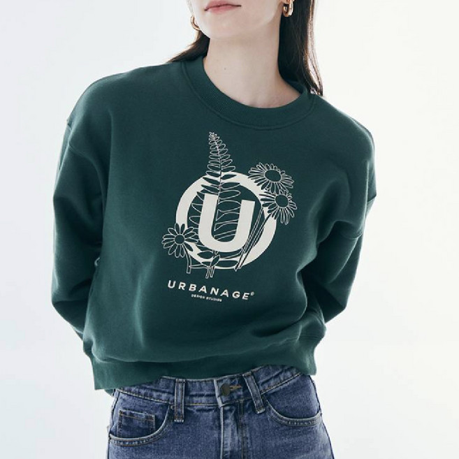 어반에이지 플라워 W 맨투맨