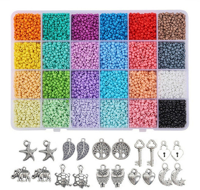 알로데 공예 구슬 만들기 DIY 비즈 3mm ONE SIZE, NO 04, 1개