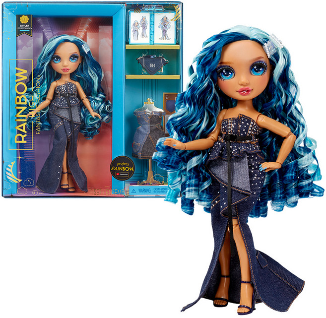 레인보우하이 판타스틱 패션돌 스카일러, 블루, 1개