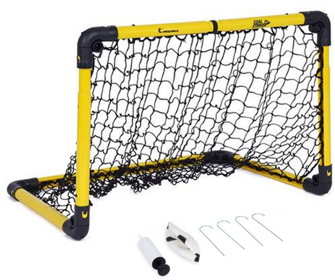韓國 iWANNA 可調式折疊足球門組, 混合顏色, 1套