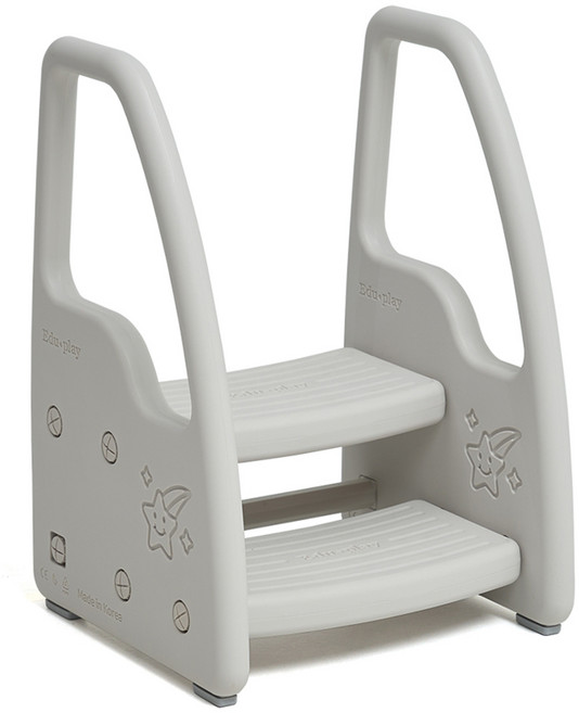 에듀플레이 2단 유아 디딤대, 모카베이지, 1개