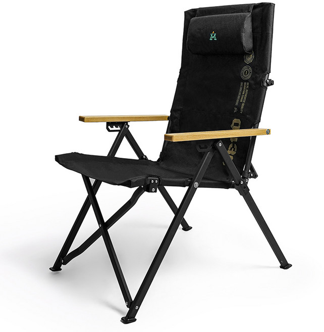 카즈미 퀀텀 캠핑체어, 블랙, 1개