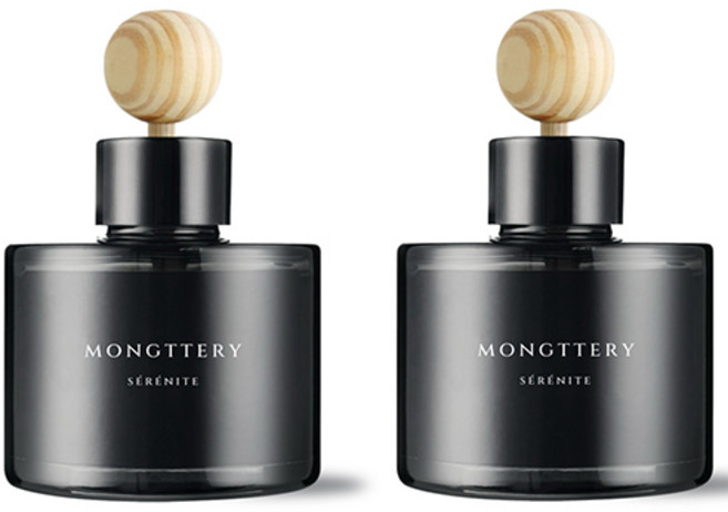 몽때리 세레니테 차량용 디퓨저 120ml 본품, 새콤달콤 복숭아, 2개