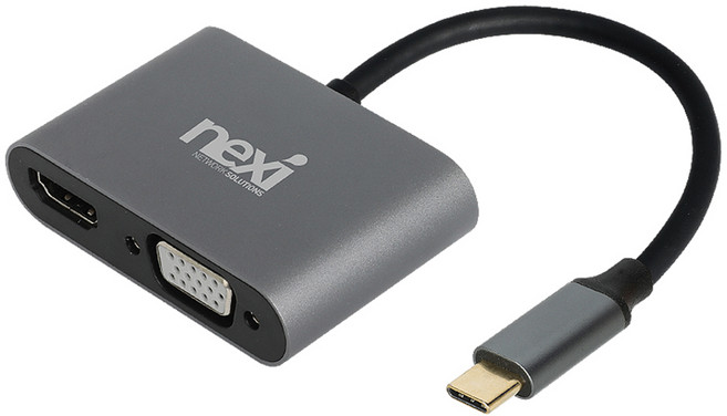 넥시 4 in 1 USB C타입 멀티 도킹스테이션, 1개