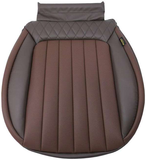 에제스 프리미엄 풀커버 차량용 방석, 초코브라운, 1개