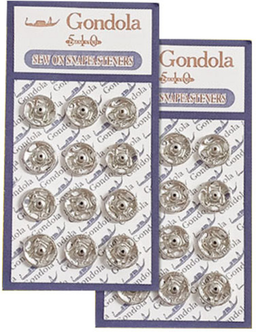 동대문단추왕 일제 메탈 스냅 똑딱이 단추 10mm 12p, 니켈, 2개